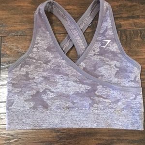 NWOT Gymshark camo bra
